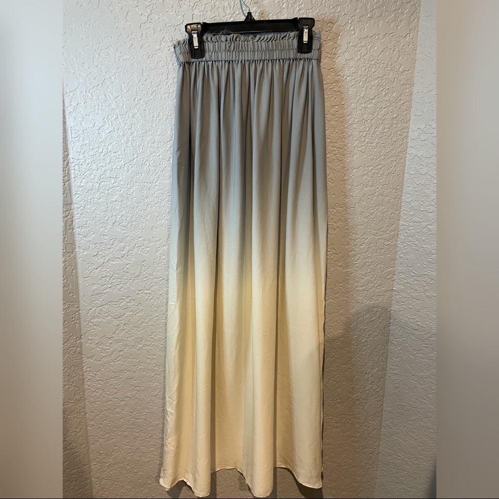 Love Shack Fancy ombre maxi skirt